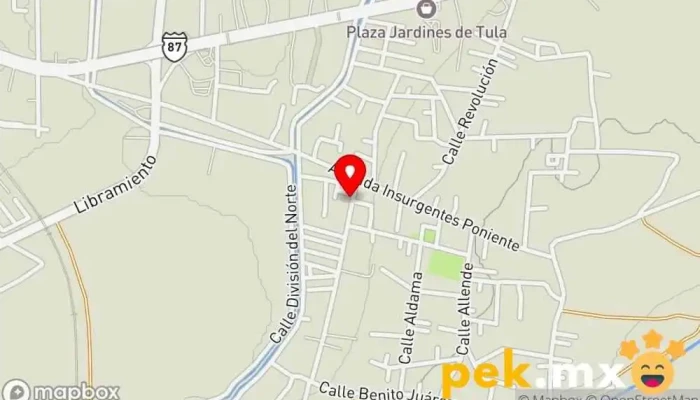 mapa de CISSA Servicio de instalación eléctrica en El Llano
