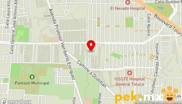 mapa de Colonia Solidaridad Electricistas  en San Jorge Pueblo Nuevo