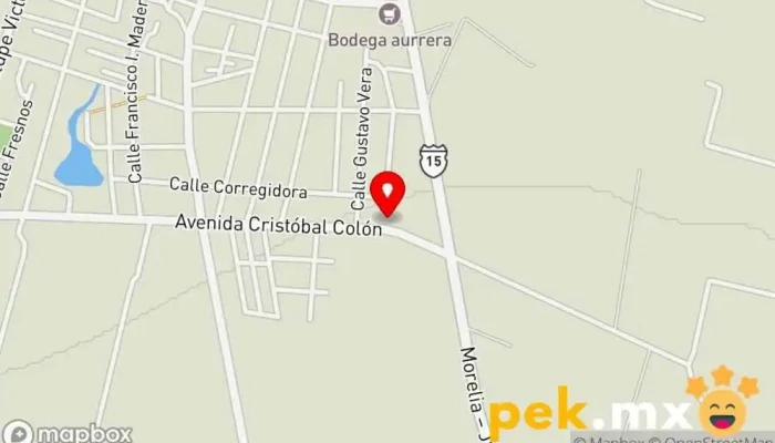 mapa de Comision Federal de Electricidad Oficinas de empresa en Tangancícuaro de Arista