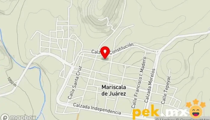 mapa de Comision Ferederal De Electricidad Compañía eléctrica en Mariscala de Juárez