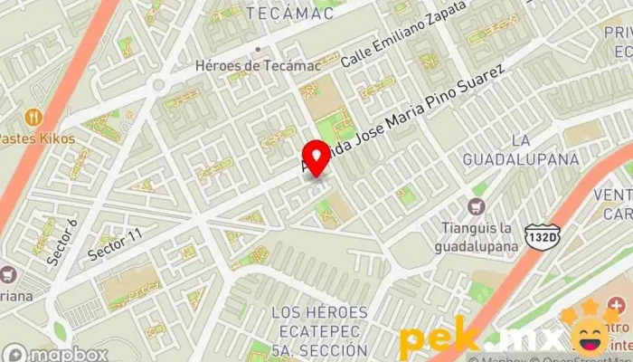 mapa de Construccion en Acero y Concreto Empresa constructora, Electricista, Asesor en ingeniería, Persona de mantenimiento, Fontanero en Ecatepec de Morelos