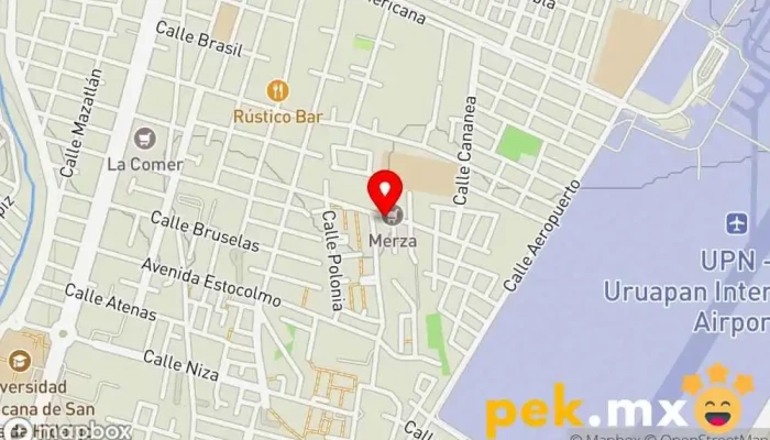 mapa de Construlita Campos Electricista en Uruapan