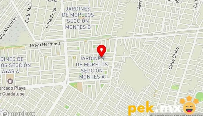 mapa de Contratista en Instalaciones Eléctricas Industriales y Residenciales en General Electricista en Ecatepec de Morelos