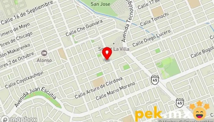 mapa de Control Iluminación E Ingeniería Tienda de electricidad en Chihuahua