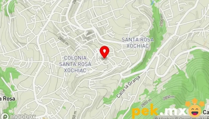 mapa de Cooperativa Santa Rosa Servicio de jardinería, Cooperativa agropecuaria, Electricista, Jardín, Servicio de plantas para interior, Paisajista en Álvaro Obregón, Ciudad de México