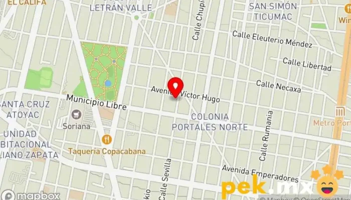 mapa de Correción de Factor de Potencia Electricista en Benito Juárez, Ciudad de México