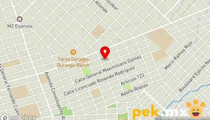 mapa de D&A Electricidad Servicio de instalación eléctrica en Culiacán Rosales