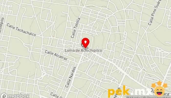 mapa de Deposito de Cantera Compañía suministradora de agua en Tultepec