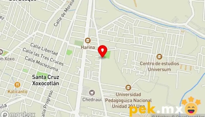 mapa de Deposito Electrico y Distribuciones de Oaxaca Servicio de distribución, Ferretería, Tienda de artículos de fontanería en Oaxaca de Juárez