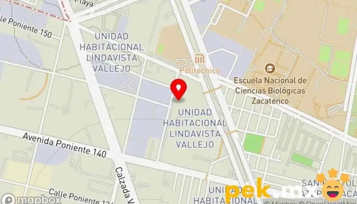 mapa de DerSa Electric Electricista en Gustavo A. Madero, Ciudad de México