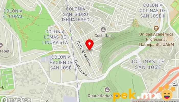 mapa de DESARROLLADORA DE INGENIERÍA ELECTROMECÁNICA Y SERVICIOS S.A. DE C.V. Compañía eléctrica, Servicio de instalación eléctrica en Tlalnepantla