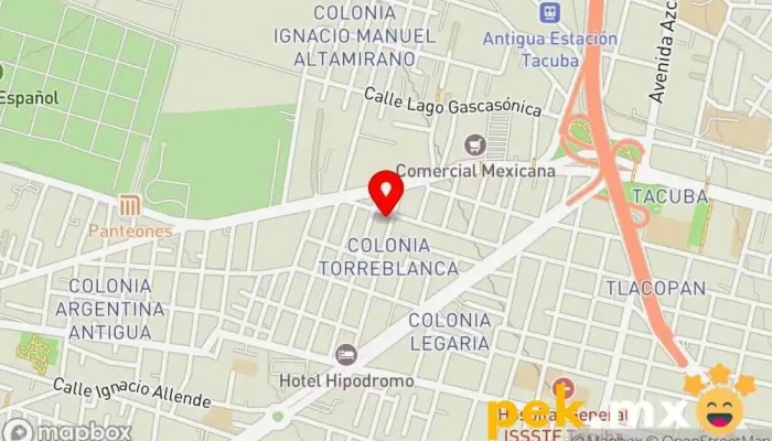 mapa de Distribuidora de alambre Electricista en Miguel Hidalgo, Ciudad de México