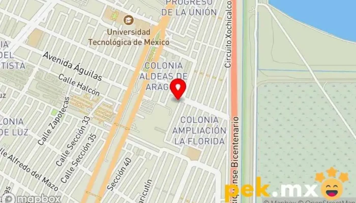 mapa de Distrtibuidora La Galaxia Tienda de electrónica, Electricista en Ecatepec de Morelos