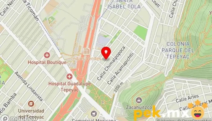 mapa de D&J Ingeniería Empresa de construcción, Servicio de instalación eléctrica en Gustavo A. Madero, Ciudad de México