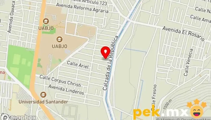 mapa de Domingo José Morales Ibañez Electricista en Oaxaca de Juárez