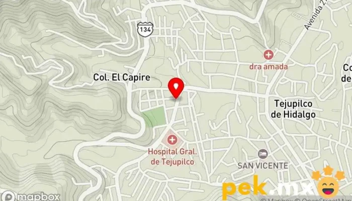 mapa de Dra. Yendi García Villa, Ginecólogo Ginecólogo en Tejupilco de Hidalgo