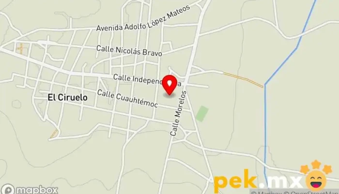 mapa de El Ciruelo  en El Ciruelo