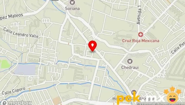 mapa de El Destajista Tienda de materiales para la construcción, Electricista, Tienda de iluminación, Tienda de herramientas en Cdad. López Mateos