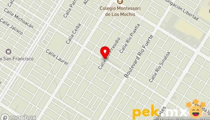 mapa de El Plomero Servicio de instalación eléctrica en Los Mochis