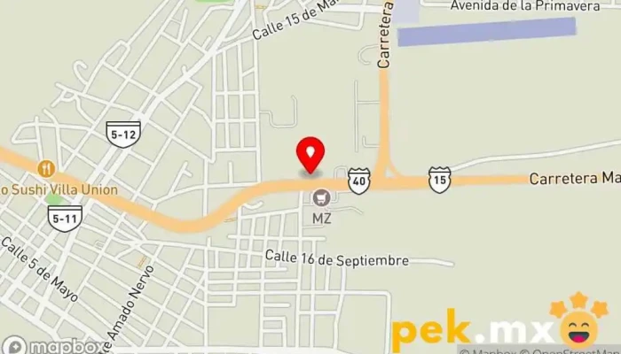 mapa de “El Toques” taller Autoeléctrico Taller de reparación de automóviles en Villa Unión