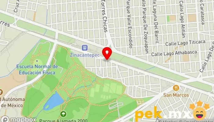 mapa de Ele Electric Instalaciones, S.A. De C.V.  en San Buenaventura