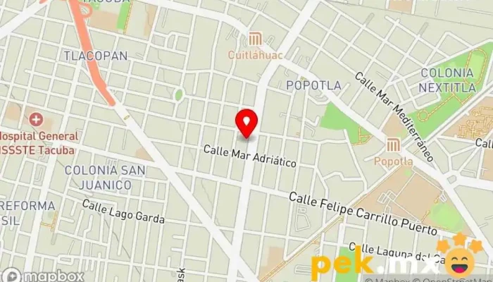 mapa de Electrica ARSA Tienda de electricidad, Electricista, Outlet en Miguel Hidalgo, Ciudad de México