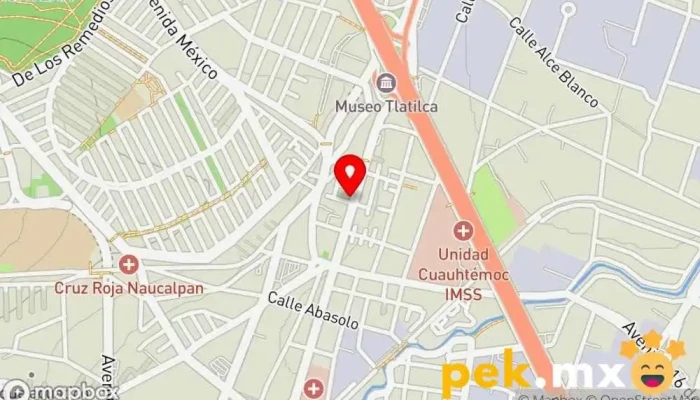 mapa de Eléctrica cervantes Tienda de electricidad en Naucalpan de Juárez