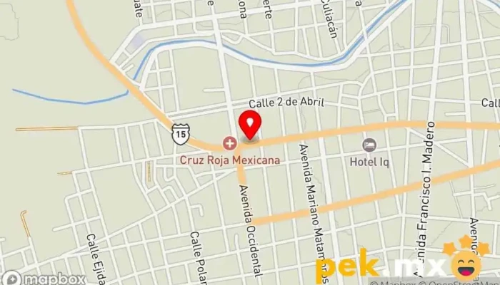 mapa de Electrica del bosque Ferretería en Escuinapa de Hidalgo