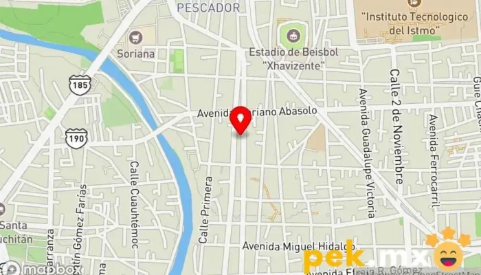 mapa de Eléctrica del Pacífico de Juchitán Tienda de electricidad en Juchitán de Zaragoza