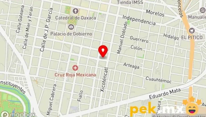 mapa de Eléctrica del Valle Tienda de electricidad en Oaxaca de Juárez