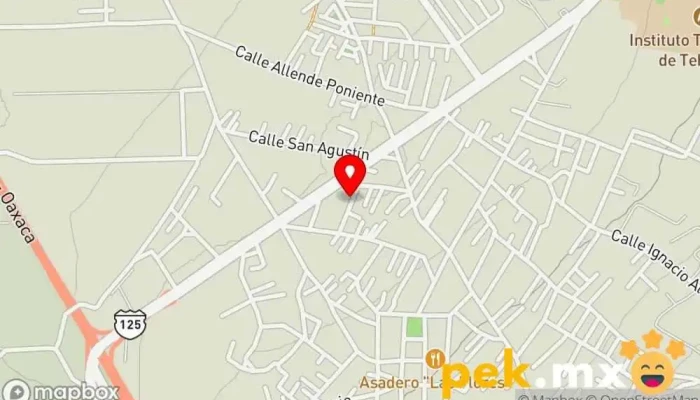 mapa de ELÉCTRICA E ILUMINACIÓN SARI Ferretería en Tehuacán