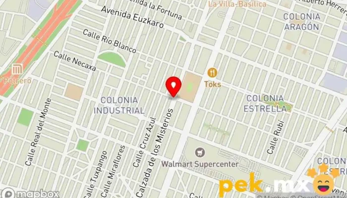 mapa de Electrica Grorter Electricista en Gustavo A. Madero, Ciudad de México