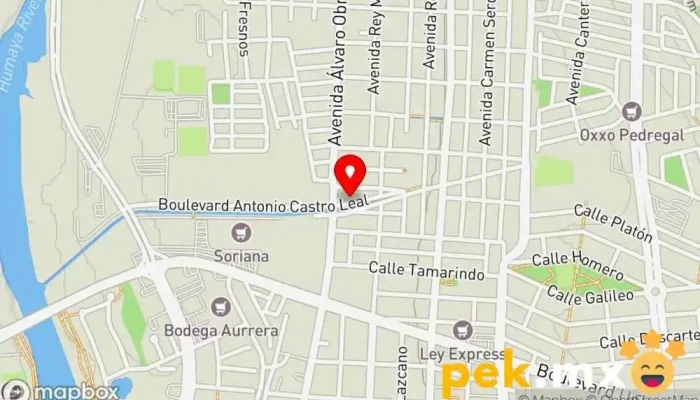 mapa de Eléctrica Humarán Electricista en Culiacán Rosales