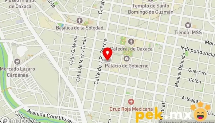 mapa de Electrica Mexicana Tienda de electricidad en Oaxaca de Juárez