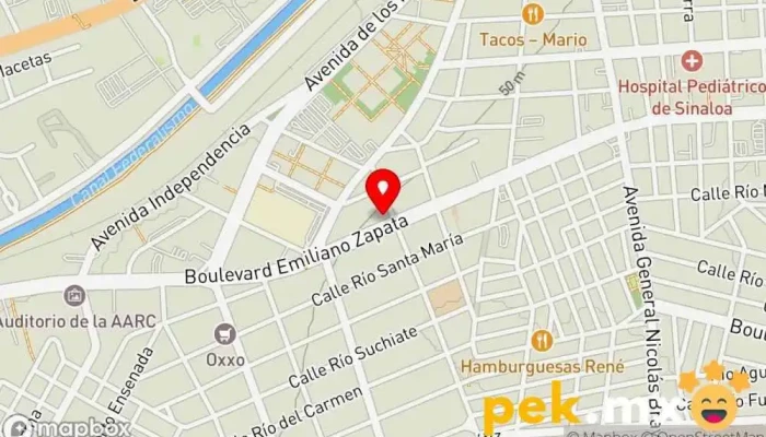 mapa de ELÉCTRICA PEÑUELAS  en Culiacán Rosales