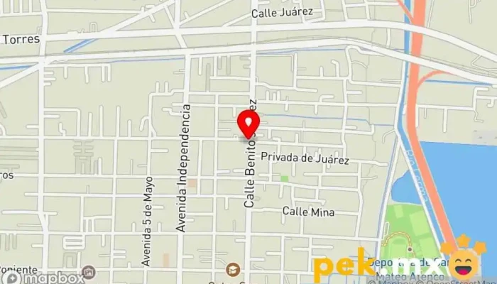 mapa de ELECTRICA SAN CARLOS Tienda de electricidad en San Mateo Atenco