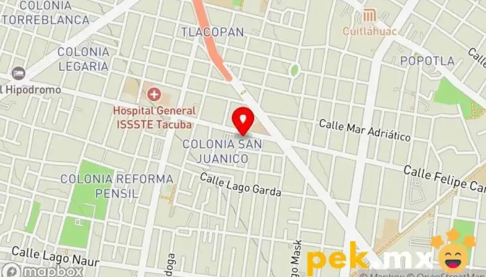 mapa de Eléctrica San Miguel -sucursal carrillo Tienda de electricidad en Miguel Hidalgo, Ciudad de México