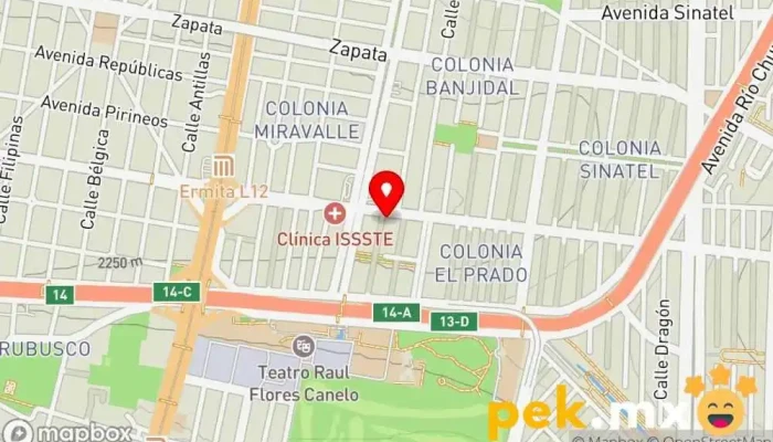 mapa de Eléctrica San Miguel Tienda de electricidad, Tienda de iluminación en Iztapalapa, Ciudad de México