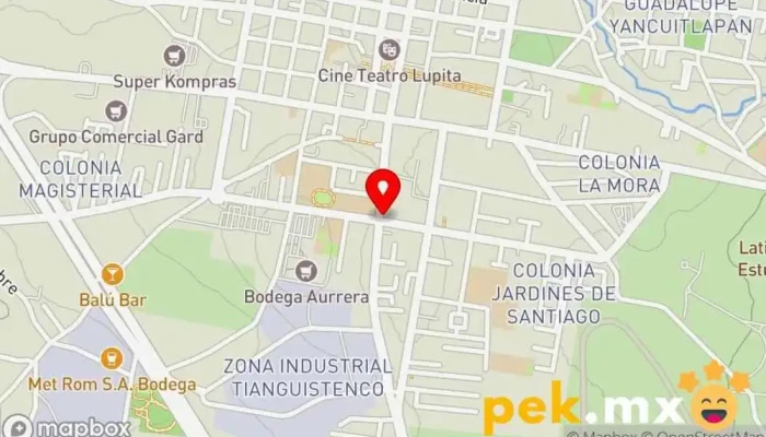 mapa de Electrica Tianguistenco Tienda de materiales para la construcción en Santiago Tianguistenco de Galeana