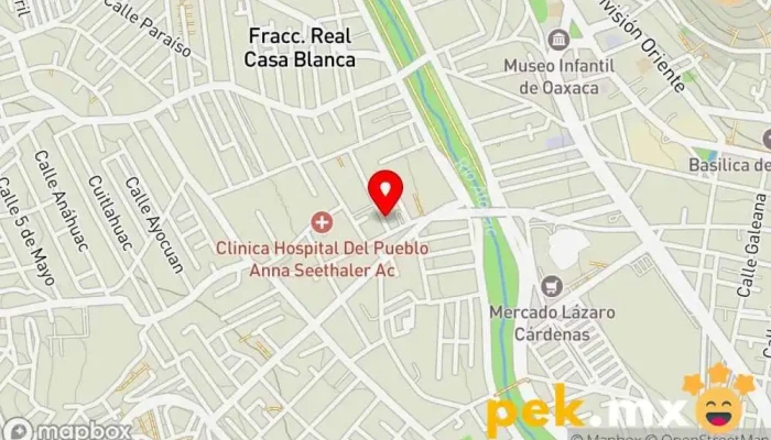 mapa de ElectriCar Taller de automóviles en Oaxaca de Juárez