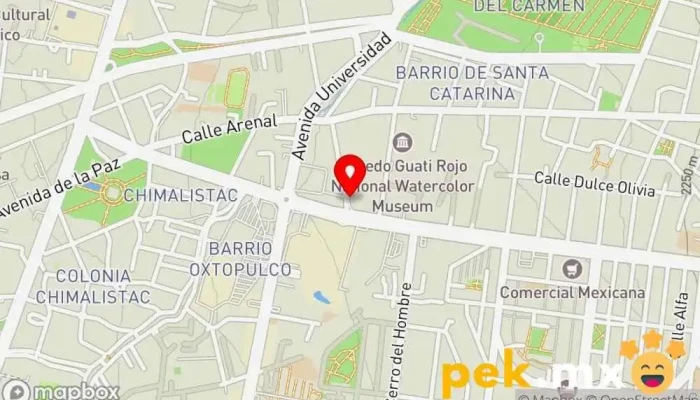 mapa de Electricidad Aguila De Altamira, S. De R.L. De C.V. Oficinas de empresa en Coyoacán, Ciudad de México