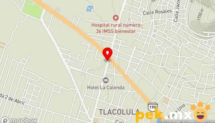 mapa de Electricidad Iluminación Electron Tienda de bricolaje en Tlacolula de Matamoros