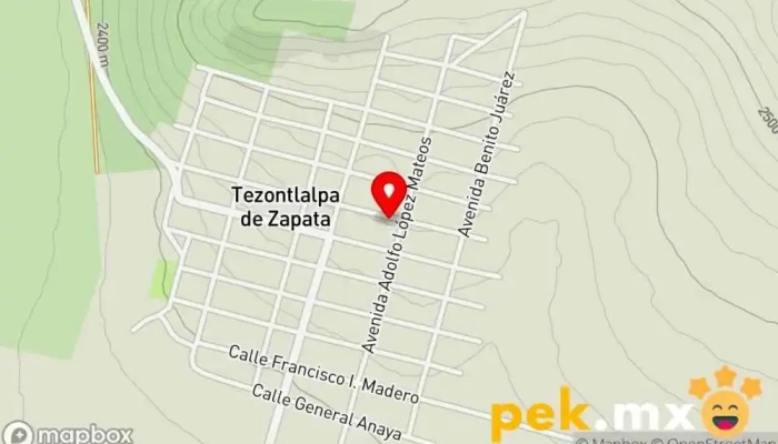 mapa de Eléctricidad y CCTV Eduherez Compañía eléctrica, Equipos y soluciones de energía en Tezontlalpa de Zapata