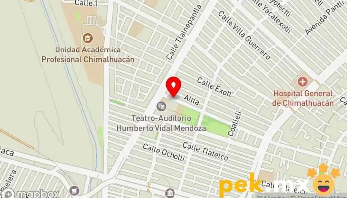 mapa de Electricidad y Plomería Ingeniero eléctrico en Chimalhuacán