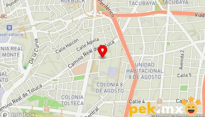 mapa de Electricidad y plomería Yañez Electricista en Álvaro Obregón, Ciudad de México