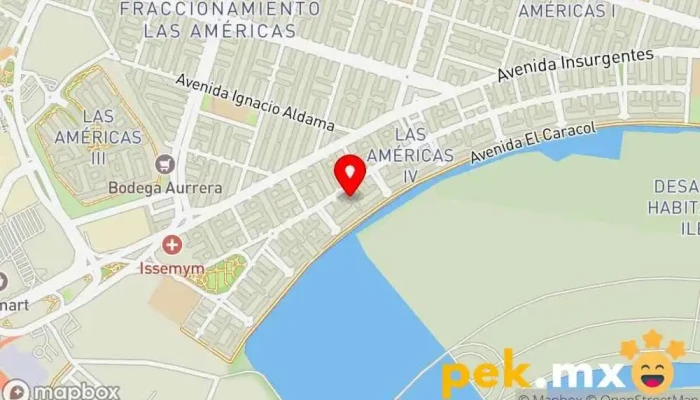 mapa de Electricidad y transformadores ESVBE Electricista en Ecatepec de Morelos