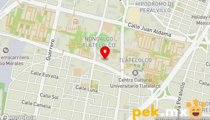 mapa de ELECTRICISTA BAM BAM Compañía eléctrica en Cuauhtémoc, Ciudad de México