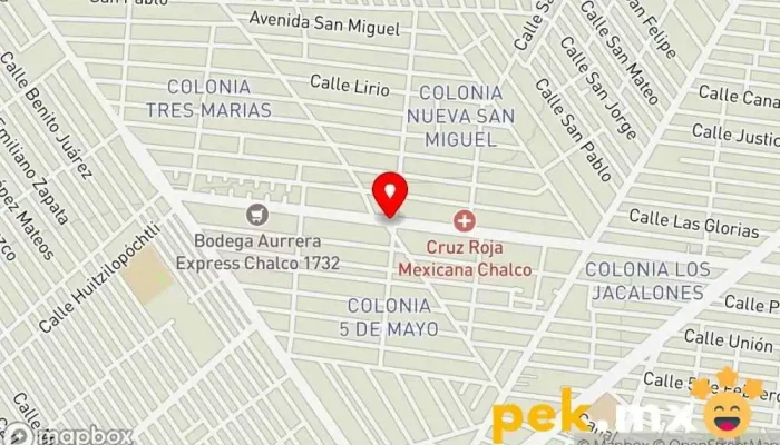 mapa de ELECTRICISTA (INSELECT- instalaciones electricas) Electricista en Chalco de Díaz Covarrubias