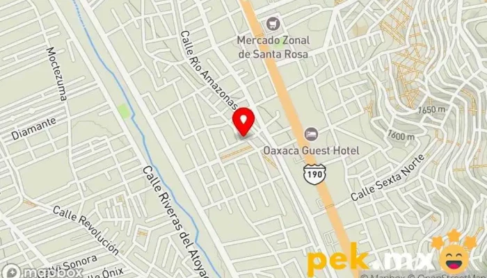 mapa de Electricista Electricista en Oaxaca de Juárez