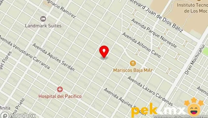 mapa de Electricista Electricista en Los Mochis